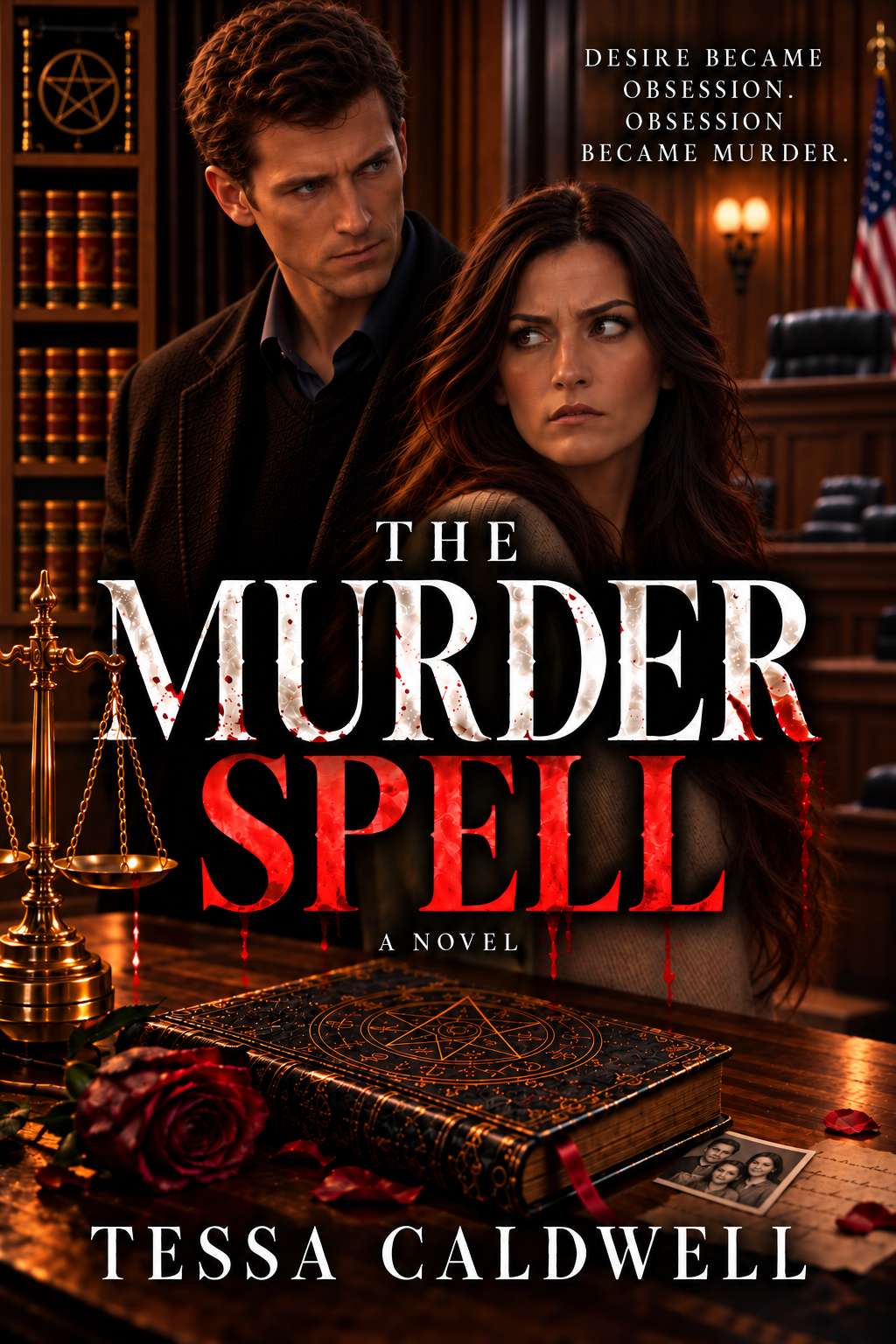 The Murder Spell by Tessa Caldwell book cover